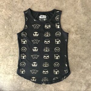 Black and gold Star Wars tank top